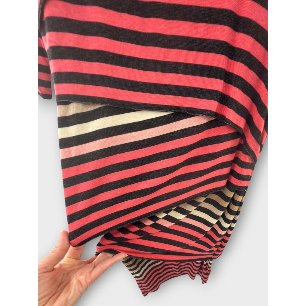 Anthropologie Bailey 44 Striped Column Dress S Bandage Lagenlook Knit Bodycon - Picture 10 of 16